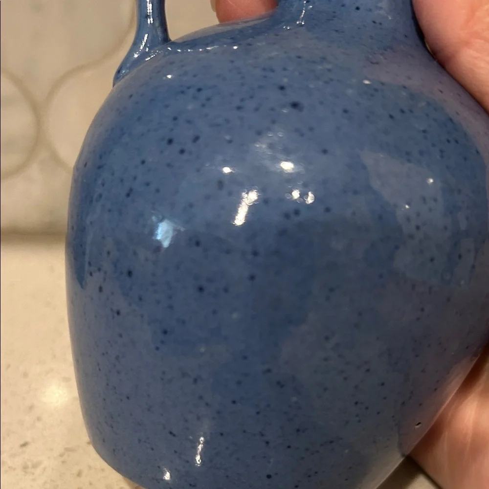 Hand Crafted Deep Blue Ceramic Jug - Picture 9 of 14